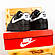 SALE Кросівки Nike Air Force чорні (білий свуш), фото 3
