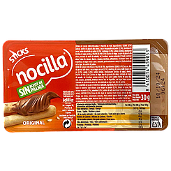 Шоколадна паста з паличками Носілла Nocilla original 30g 24шт/ящ (Код: 00-00015883)