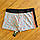 Комплект труси-боксери з 3 штук, розмір S, колір сірий, чорний, корал, фото 5