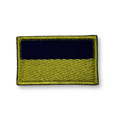 Шеврон, прапорець України з, на ліпучці