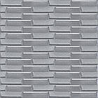 3D панель самоклеюча кладка 770х700х5мм Срібло (034) SW-00000217