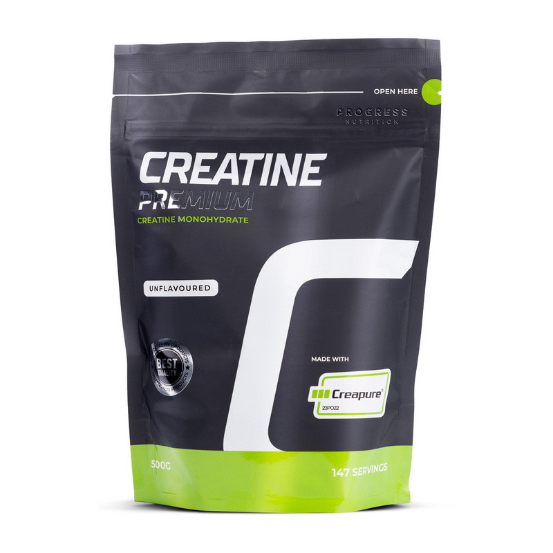 Креатин моногідрат креапур Progress Nutrition Premium Creatine Creapure 500 g без смаку