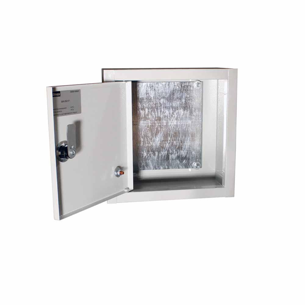 Бокс монтажний Bilmax БМ-44C+П 400*400*200 IP31 навісний з монтажною панеллю (металева шафа)