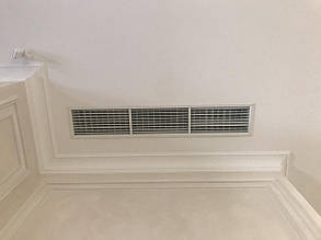 Вентиляційна решітка трьохрядна регульована 1000х100мм