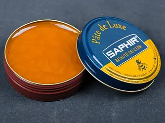 Віск для полірування взуття Saphir Pate De Luxe кол. світло-коричневий (03) 50 мл (0002)