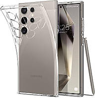 Чохол Spigen для Samsung Galaxy S24 Ultra - Liquid Crystal, Crystal Clear (ACS07283)
