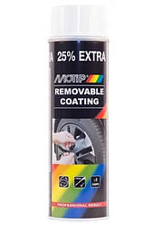 Аерозольна фарба "Рідка гума" Біла MOTIP 500мл (04303)