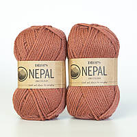 Пряжа Drops Nepal (колір 8914 red clay)