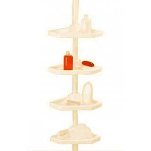 Полиця у ванну кутова Prima Nova N01-09 Бежевий