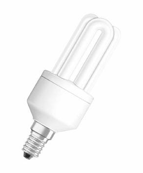 Енергозберігаюча лампа люмінесцентна 12W/827 E27 3U DULUX Value OSRAM