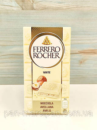 Шоколад білий із фундуком Ferrero Rocher Haselnuss 90 г (Італія)