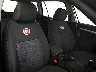 Чохли на сидіння FIAT Doblo (NUOVO) 2015р> (мінівен) (airbag, вод підлок.,сп. і сід. 1/3, 2/3, 2/3 за водієм,5