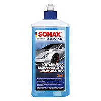 Автошампунь з активними компонентами 2 в 1 концентрат 500 мл SONAX XTREME ActiveShampoo 2 in 1 (214200)