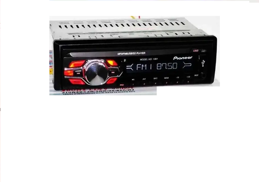 Автомагнітола Pioneer 1091 ISO USB/microSD/FM/AUX з Пультом