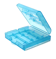 Бокс под аккумулятор АА/ААА (4шт) пластик, в ассортименте