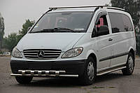 Губа нижняя Shark ST015 (нерж) 2004-2010 для Mercedes Vito W639 от RT