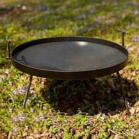 Сковорода из диска бороны для костра 60 см для пикника, диск для жарки А9217-а