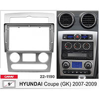 Перехідна рамка серії Carav 22-1190 для Hyundai Coupe (Gk) 2007-2009 9 дюймів