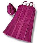 Набір для лазні жіночий махровий (вишневий)