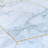 Самоклеюча плівка 0,45х10м х 0,07мм Малахітовий мармур золоті соти SW-00001214, фото 2