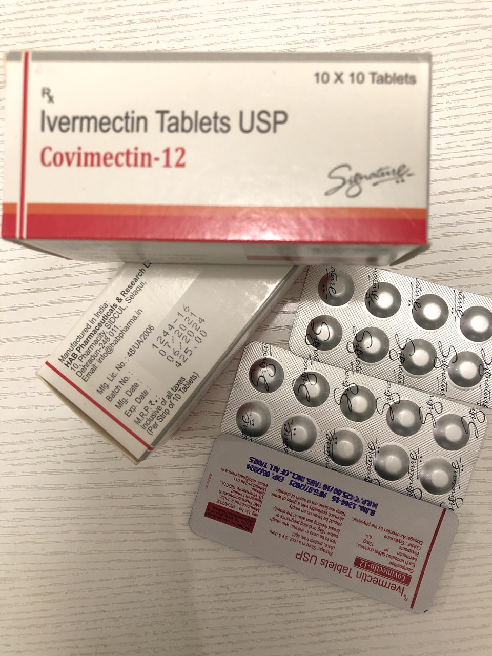 Івермектин 12 оригінальний антипаразитарні препарат для людей, Індія.