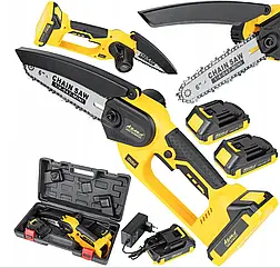 Акумуляторна ланцюгова мініпилка Asaka 21v 2 Ah ASCD-21V