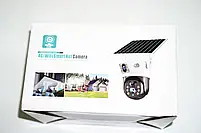 IP  камера V36 4G 4.0 МП з віддаленим доступом вулична із сонячною панеллю v380Pro, фото 5