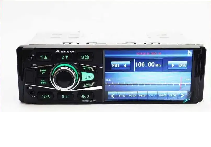 Автомагнітола Pioneer 4033 Екран MP5 Bluetooth, AV-in