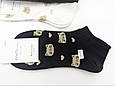 Жіночі короткі літні шкарпетки COALO нічні котики, бавовна. розмір 36-41, 10 пар/уп асорті, фото 3