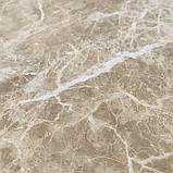 Декоративна ПВХ плита 600х600х3мм Кремовий мармур (S) SW-00001619, фото 3