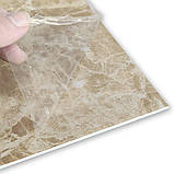 Декоративна ПВХ плита 600х600х3мм Кремовий мармур (S) SW-00001619, фото 5