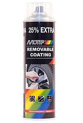 Аерозольна фарба "Рідка гума" Прозора глянсова MOTIP 500мл (04307)