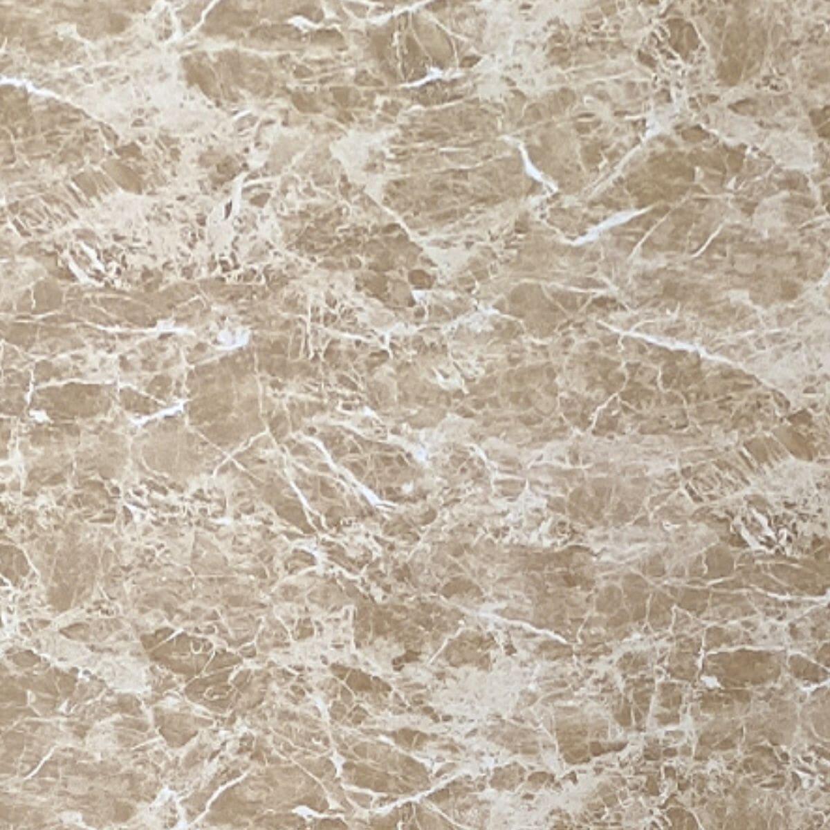 Декоративна ПВХ плита 600х600х3мм Кремовий мармур (S) SW-00001619, фото 1