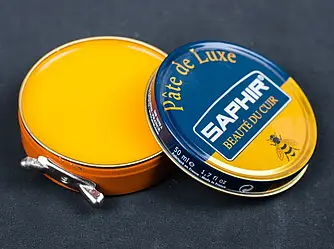 Віск для полірування взуття Saphir Pate De Luxe кол. помаранчево-жовтий (79), 50 мл (0002)