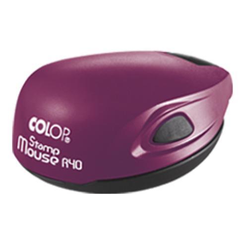 Оснастка для печатки 40 мм фіолетова кишенькова, Colop Stamp Mouse R40