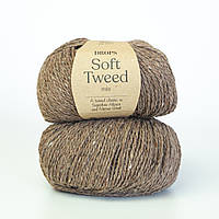 Пряжа Drops Soft Tweed (колір 05 grizzly bear/ведмідь грізлі)