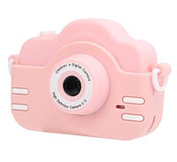 Дитячий фотоапарат A3S, рожевий (Дисплей 2 дюйми, Силіконовий чохол, USB-кабель), фото 3
