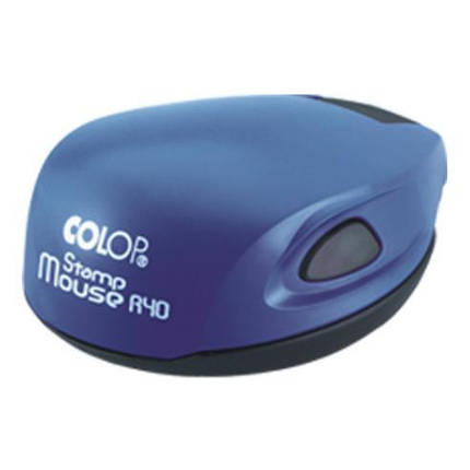 Оснастка для печатки 40 мм кобальт кишенькова, Colop Stamp Mouse R40, фото 2