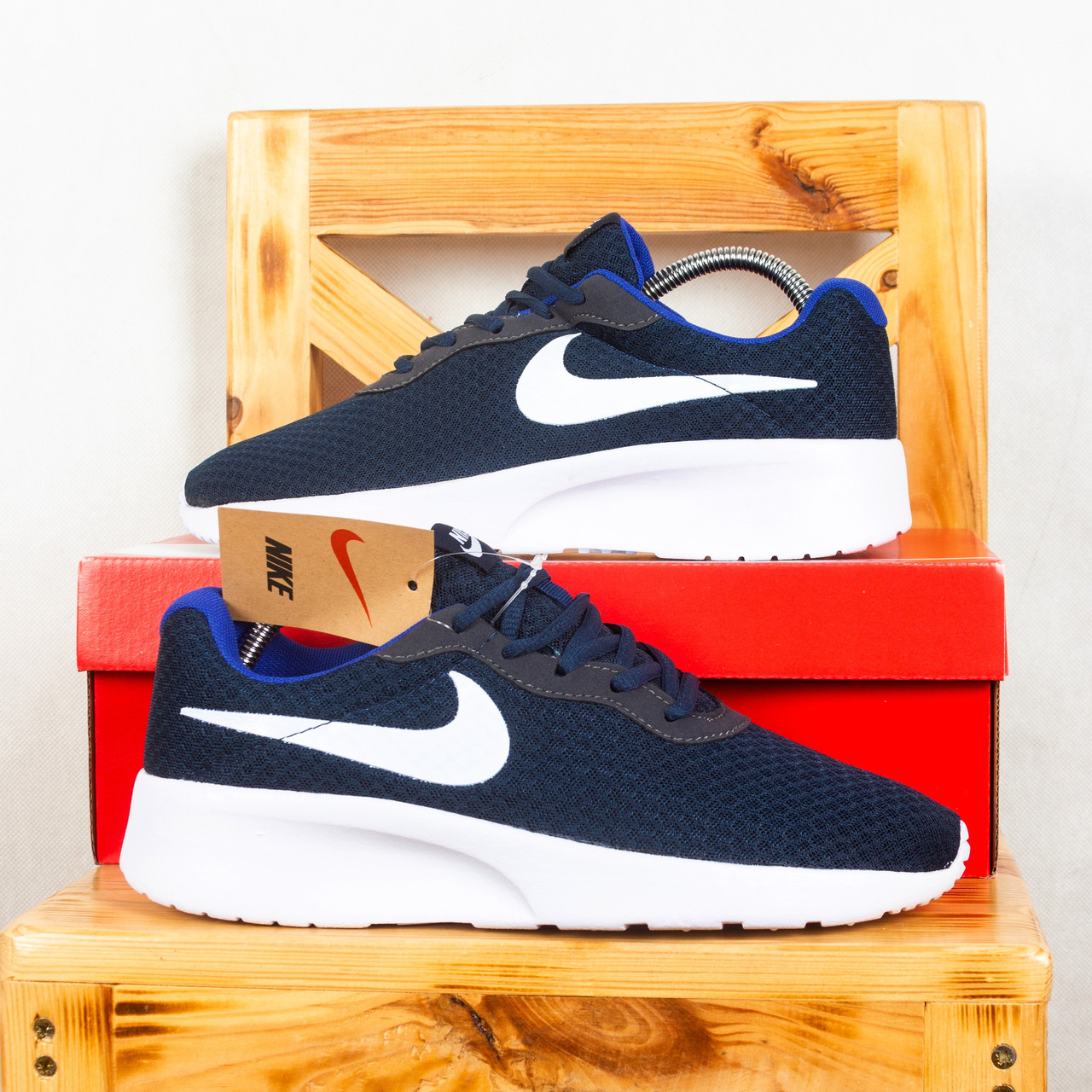 РОЗПРОДАЖ Кросівки Nike Tanjun сині за супер ціною +шкарпетки nike