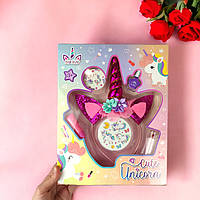 Детский подарочный набор Косметика для девочки, обруч ободок Единорог, детские украшения, игрушка Единорожка