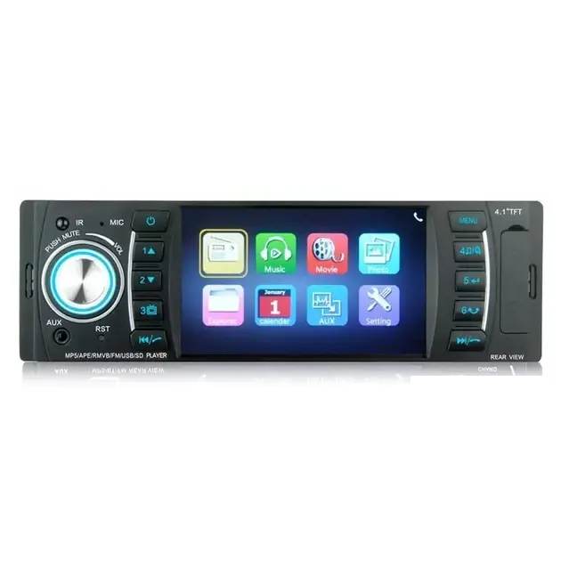 Автомагнітола 1 DIN CML-PLAY 4514 з екраном 4 дюйми, USB, BT, пульт, фото 1