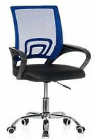 Офисное кресло Home Fest Smart с микросеткой Синее