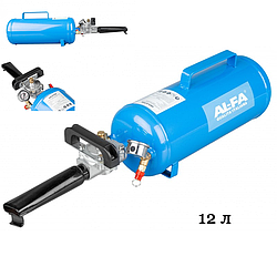 Компресор для ударного накачування безкамерних шин 12 л, 8 бар, 1/4" AL-FA