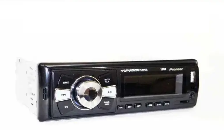 Автомагнитола Pioneer 1287 1 din USB microSD Fm Aux Пульт