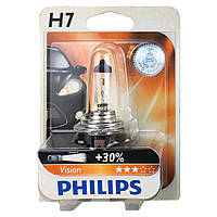 Лампа автомобільна галогенна PHILIPS Vision +30% H7 12972PRB1 1 шт (406071)