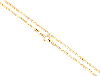 Цепочка Xuping Позолота 18K "Плетение Морская цепь с узором" длина 45см х 2мм