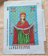Схема под бисер Покров Пресвятая Богородицы ИБ4-31 размер а4