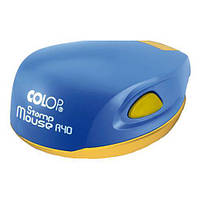 Оснастка для печати 40 мм сине-желтая карманная, Colop Stamp Mouse R40