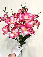 Штучний букет — фрезія (рожевий 45 см, 5 гілочок), фото 3