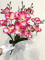 Штучний букет — фрезія (рожевий 45 см, 5 гілочок), фото 2